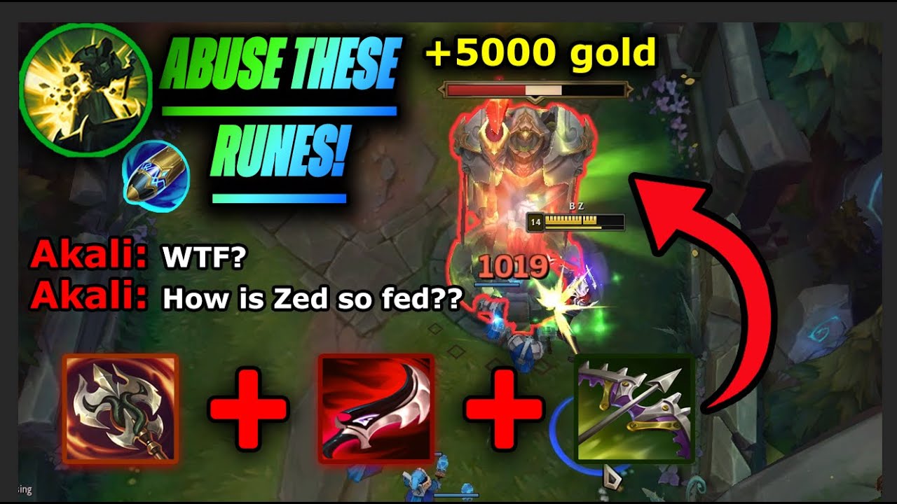 First Strike And Demolish On Zed Is Broken (Zed Guide)