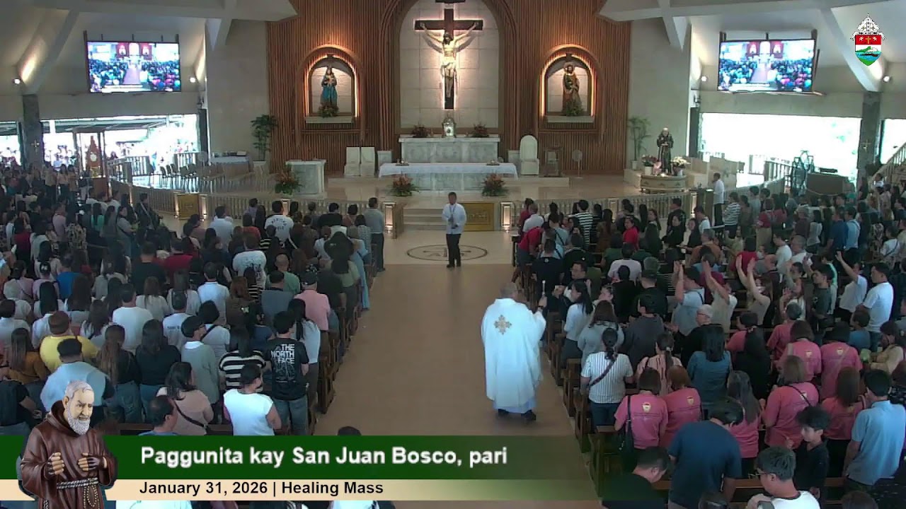 Jan 31, 2026 | 10 a.m.- Paggunita kay San Juan Bosco, pari | Healing Mass