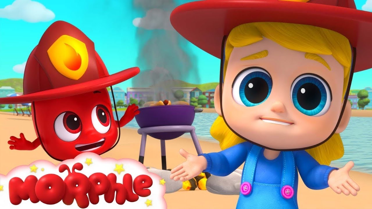 Firefighter Morphle and Mila Find a Fire on the Beach! | Preschool Stories | Morphle Cartoons