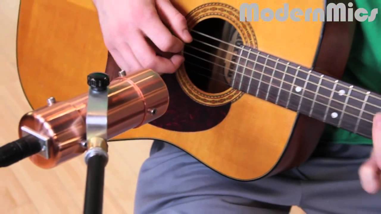 Acoustic Guitar Recorded With The Placid Audio Copperphone