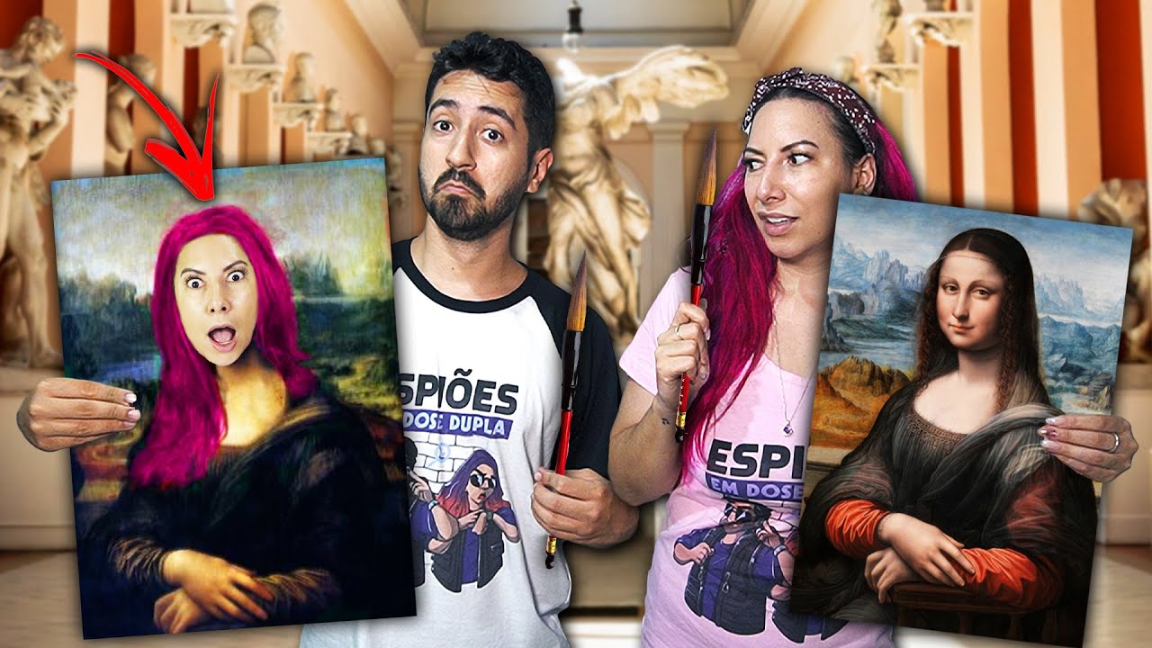 QUEM PINTAR MELHOR OS QUADROS FAMOSOS GANHA | Gabriel e Shirley 2.0