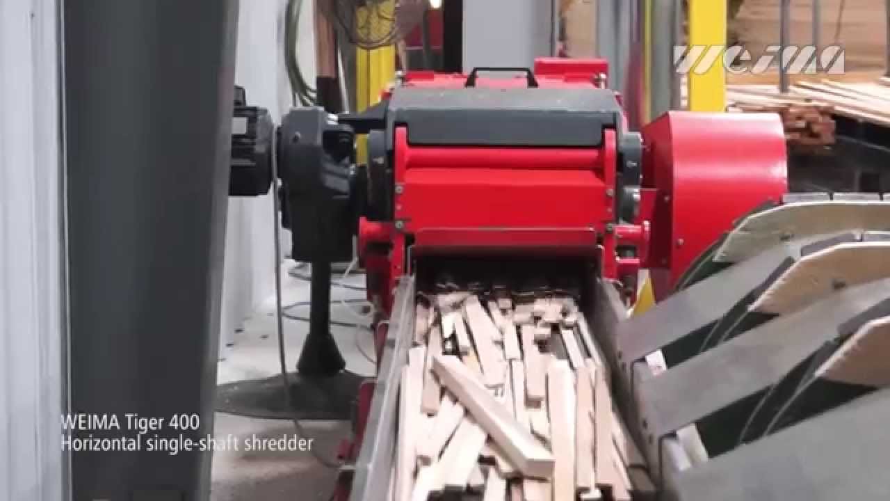 WEIMA WLK 8, WLK 10 & Tiger 400 - Shredding Wood Waste - Quality Hardwood Sales