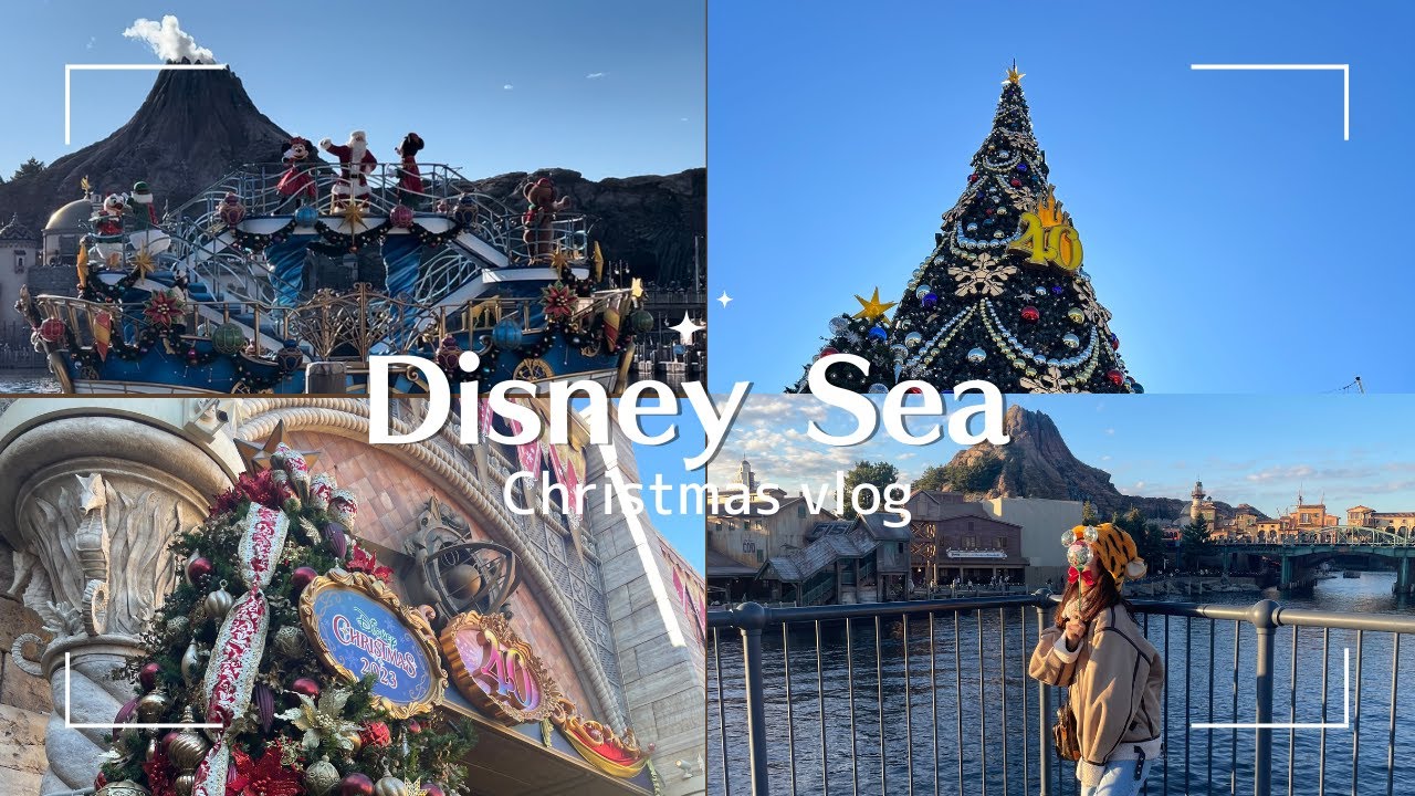 激混みクリスマスのディズニーシーで何もしない幸せ🎄❤️💚