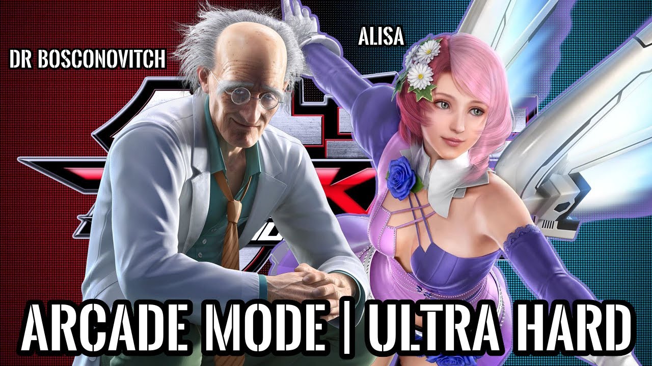 TEKKEN TAG TOURNAMENT 2 | ARCADE MODE | DR BOSCONOVITCH & Alisa | ULTRA HARD | 4K 60FPS