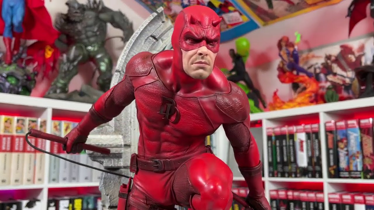DAREDEVIL 1/4 Legacy Replica Statue Unboxing & Review | IRON STUDIOS