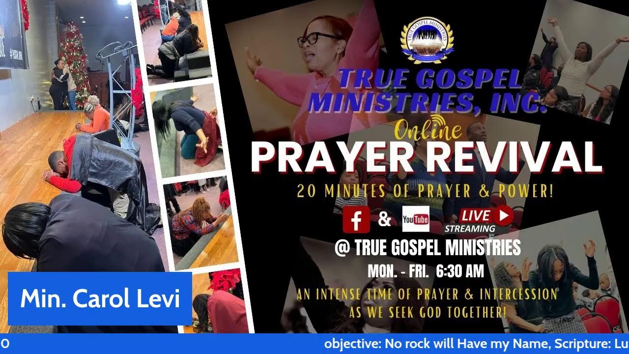 True Gospel Ministries Inc, Online Prayer Revival