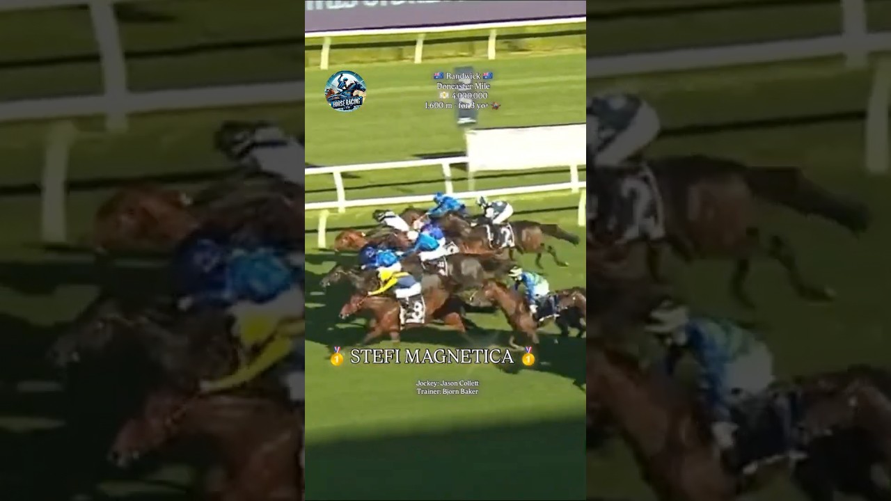 The $4 Million G1 Doncaster Mile wins by STEFI MAGNETICA 😎🥇👏