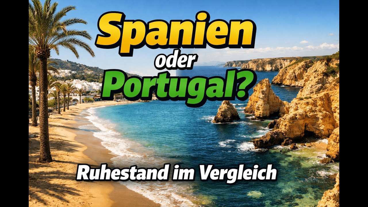 Spanien vs  Portugal – Wo lebt es sich besser im Ruhestand?