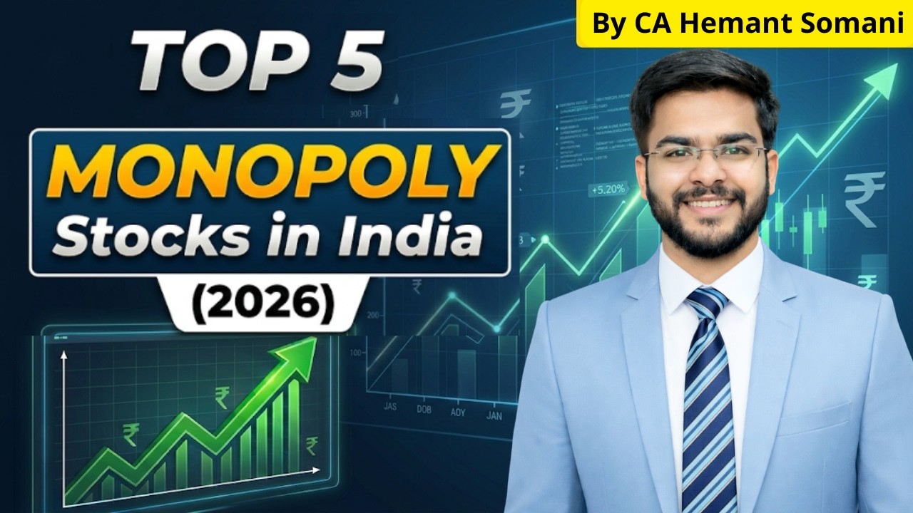 TOP 5 Monopoly Stocks in India (2026) 📈 | Best Monopoly Stocks to Buy Now ?
