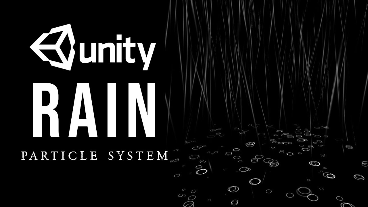 Rain VFX Unity Particle System || How to make a Rain Effect in unity Particle System VFX