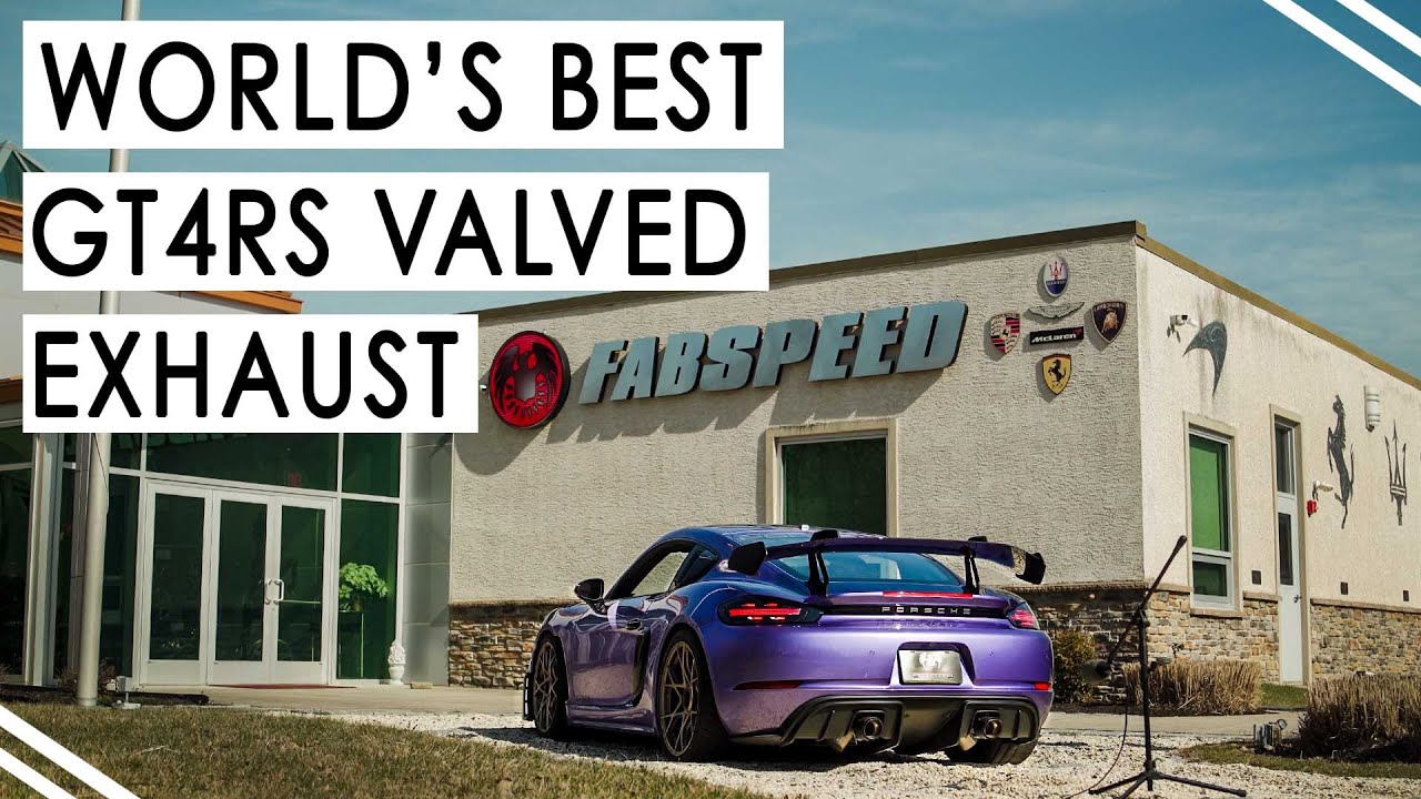 INSANE Porsche GT4RS SOUND | Fabspeed Valved X-Pipe Exhaust Testing | RAW AUDIO