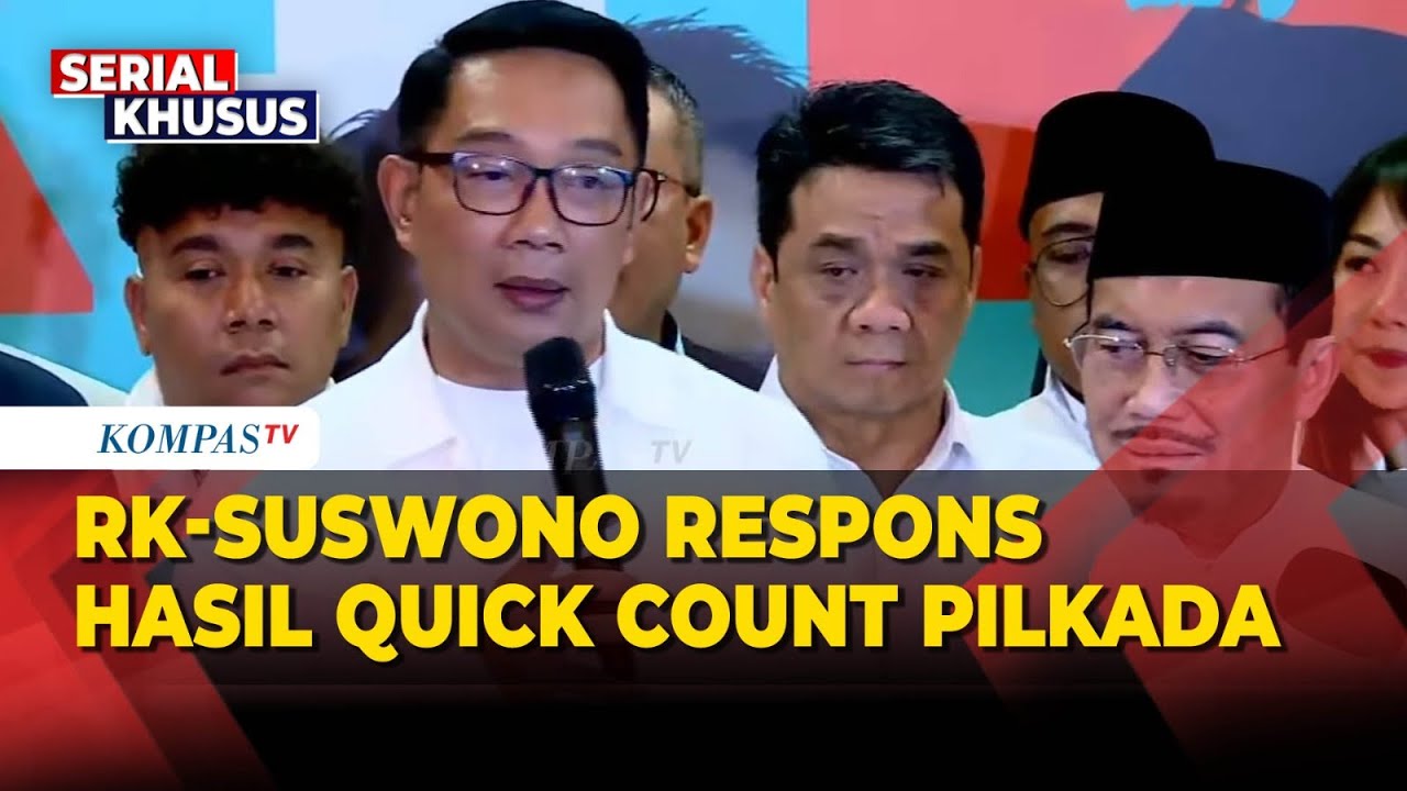 [FULL] Pernyataan Ridwan Kamil Tanggapi Hasil Quick Count Pilkada Jakarta 2024 | SERIAL PILKADA