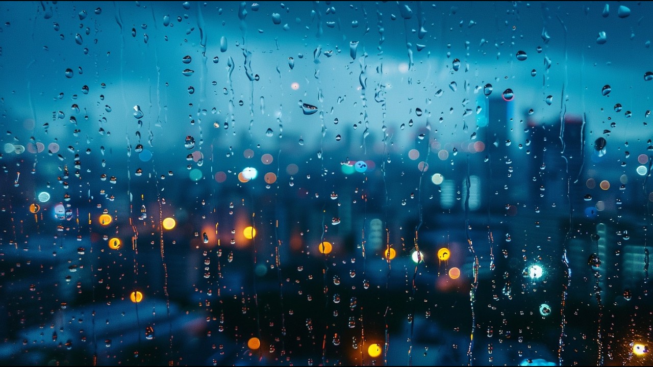 Quiet Rain for Sleep - Peaceful Rain on Still Water (10 Hours)