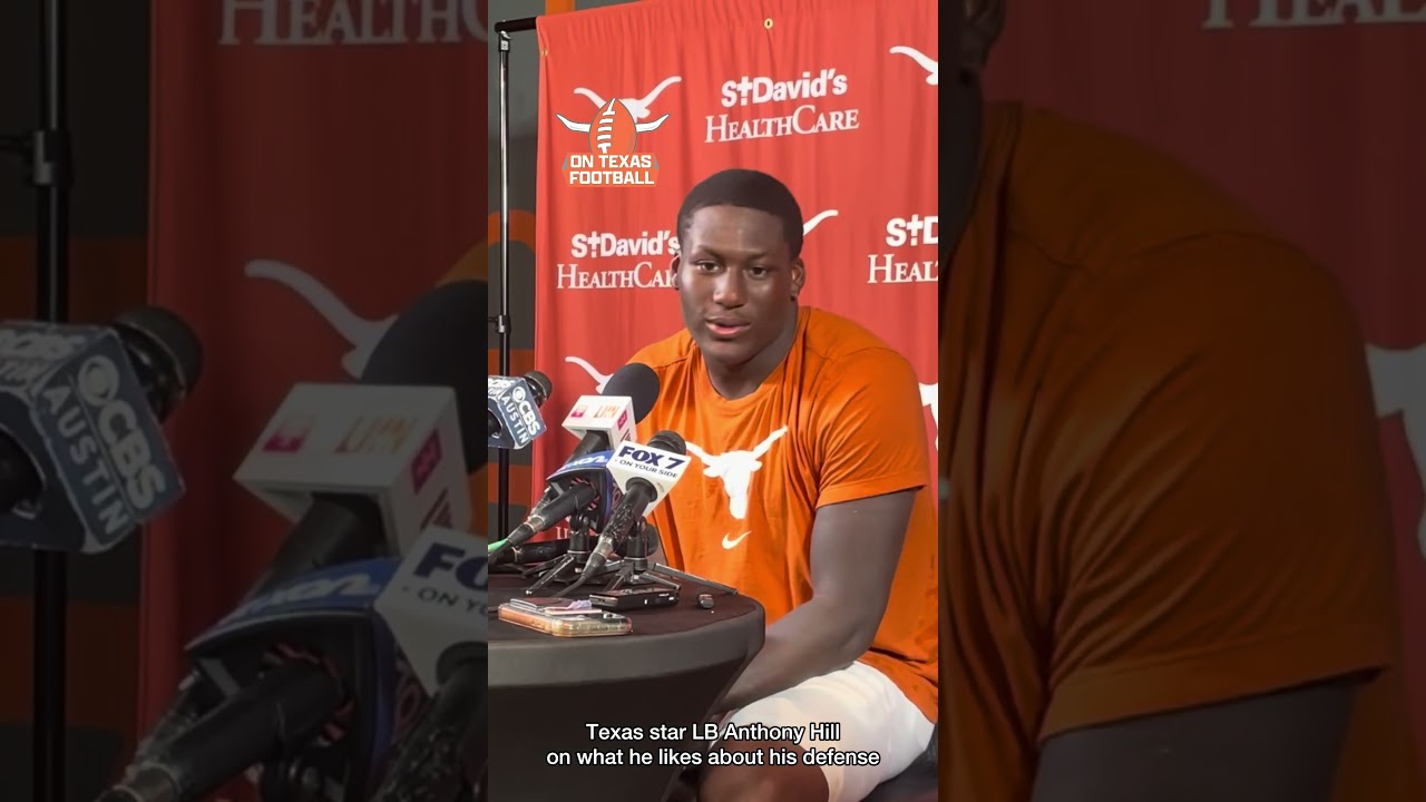 Texas star LB Anthony Hill on what he likes about his team&rsquo;s defense: