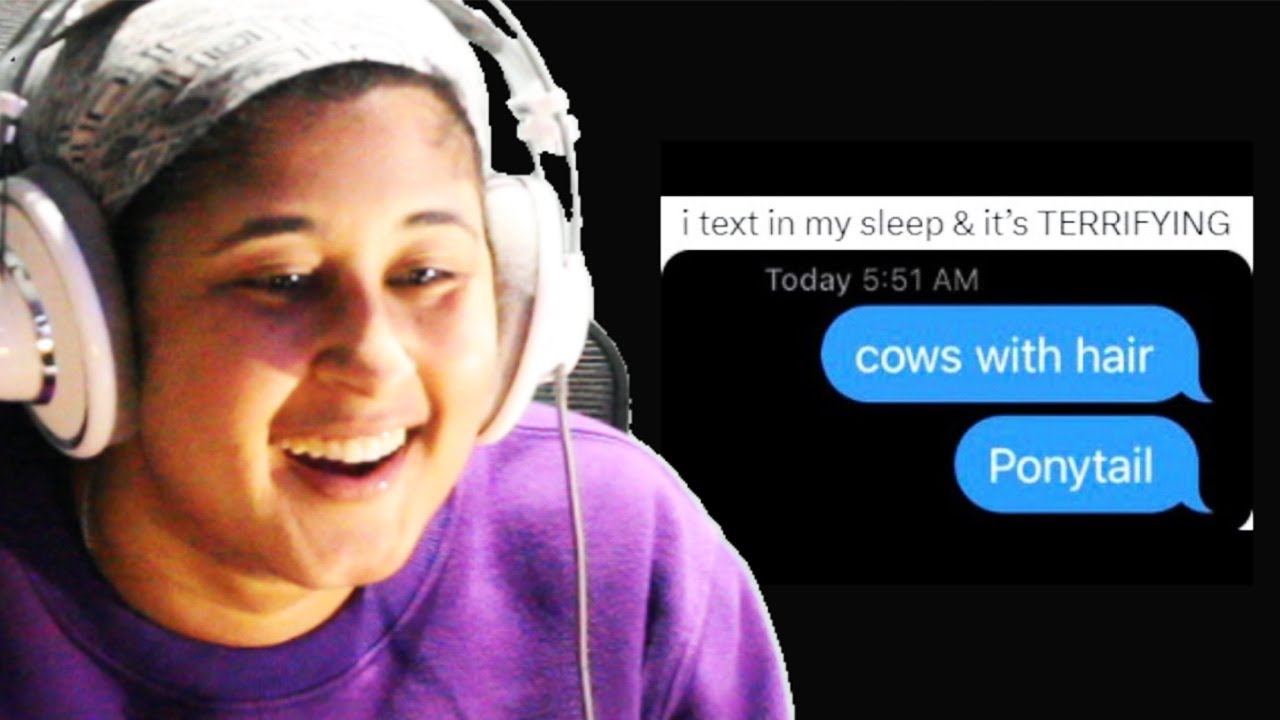 BABY CATE REACTS TO Sleep Texting | Matt Rose