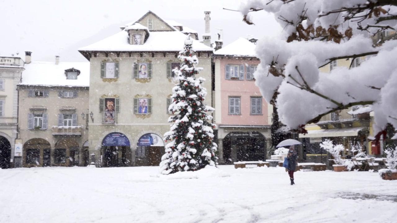 Il ritorno della neve a Domodossola: cartoline dal Borgo della cultura