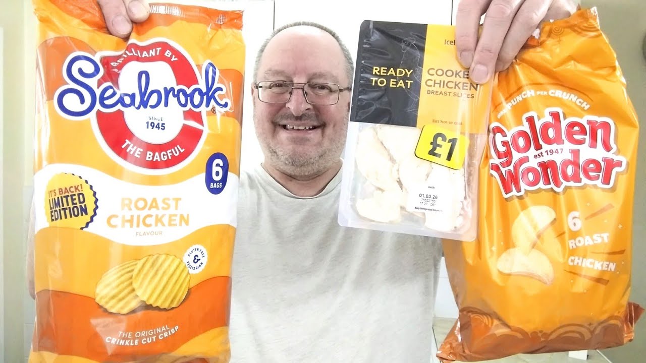 Crisp Sandwich Episode 39 ~ Seabrook Roast Chicken Vs Golden Wonder Roast Chicken Crisps 