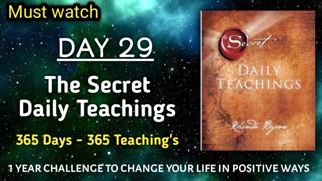 The Secret Daily Teachings - Day 29 | The secret daily teachings | TaaronKiDuniya