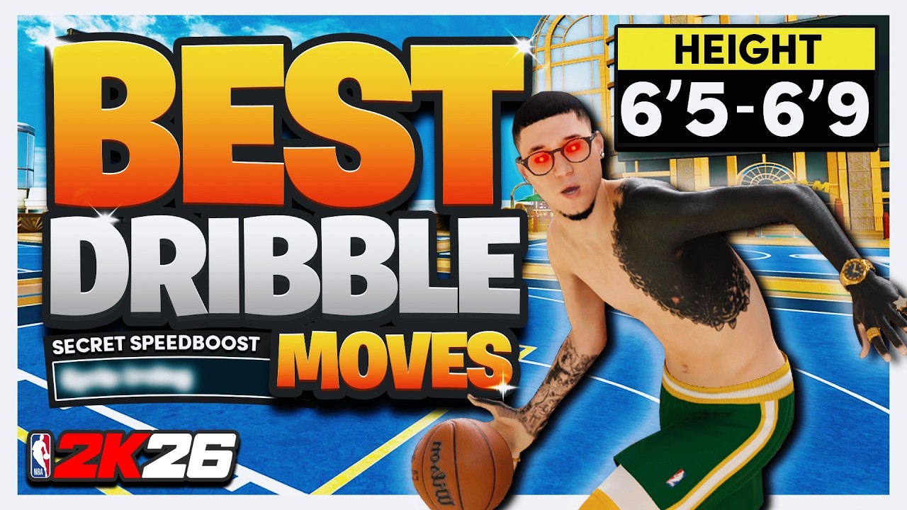 BEST DRIBBLE MOVES for TALL GUARDS 6’5-6’9 on NBA 2K26! The BEST 6’8 SIGS & ANIMATIONS on 2K26!