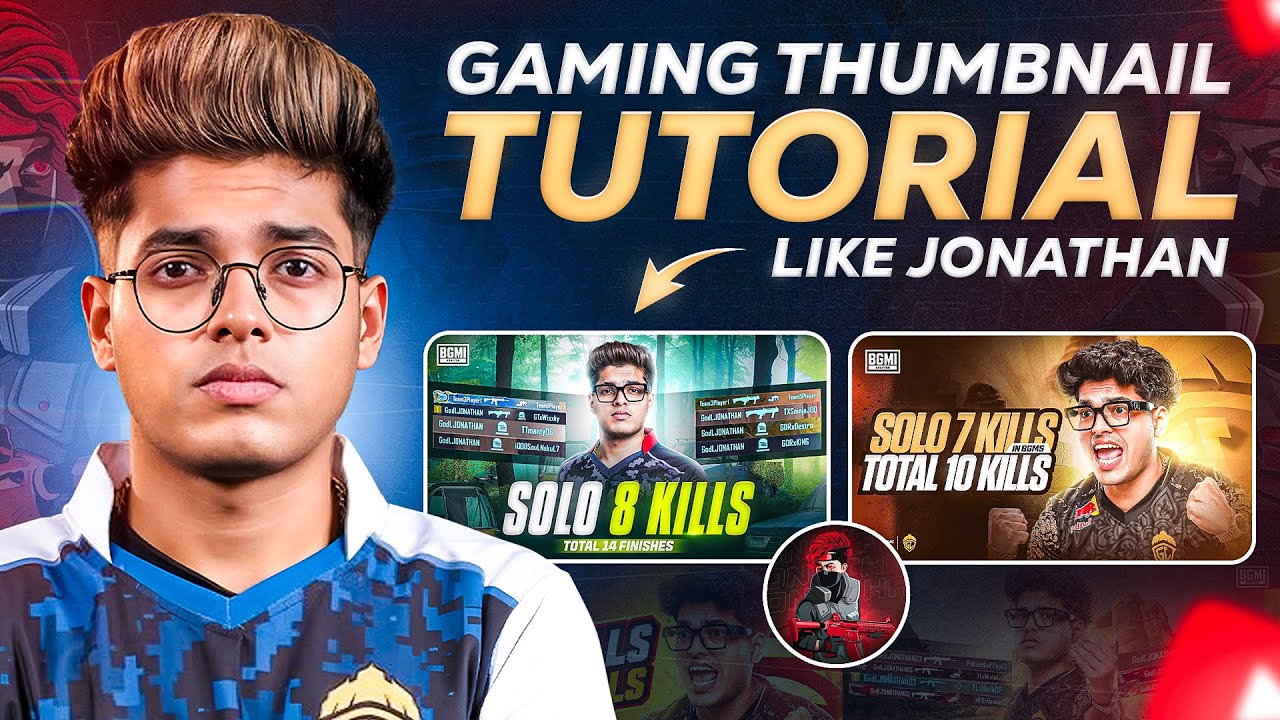 How to Make VIRAL Gaming Thumbnail in Photoshop?