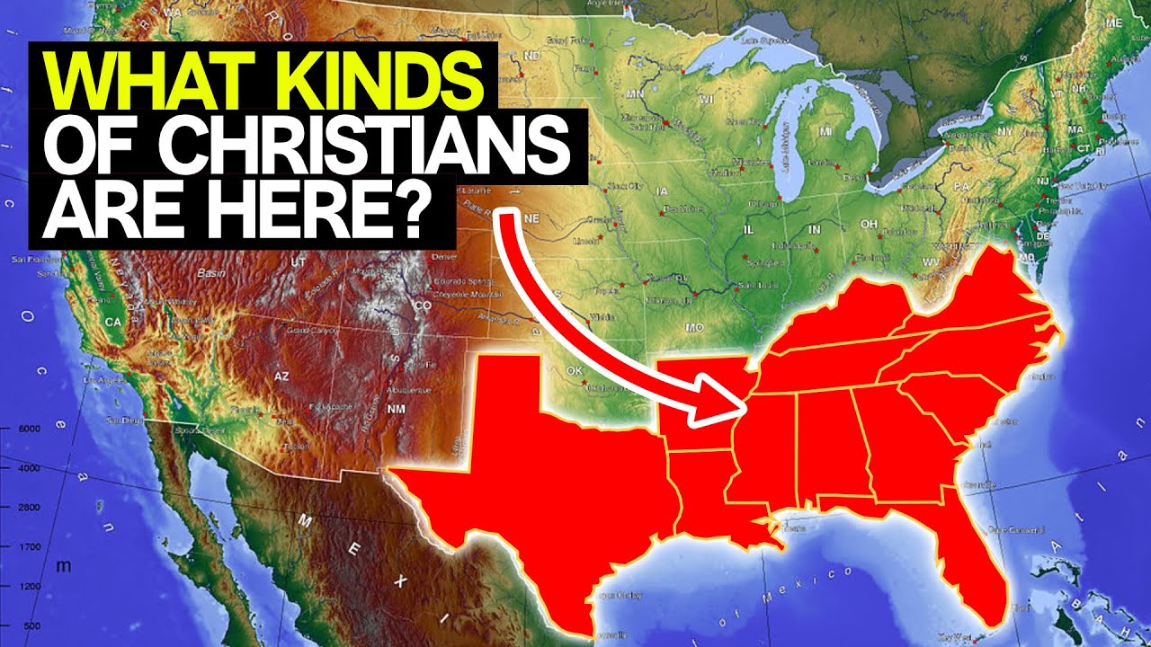 Which Christian Denominations Dominate the South?