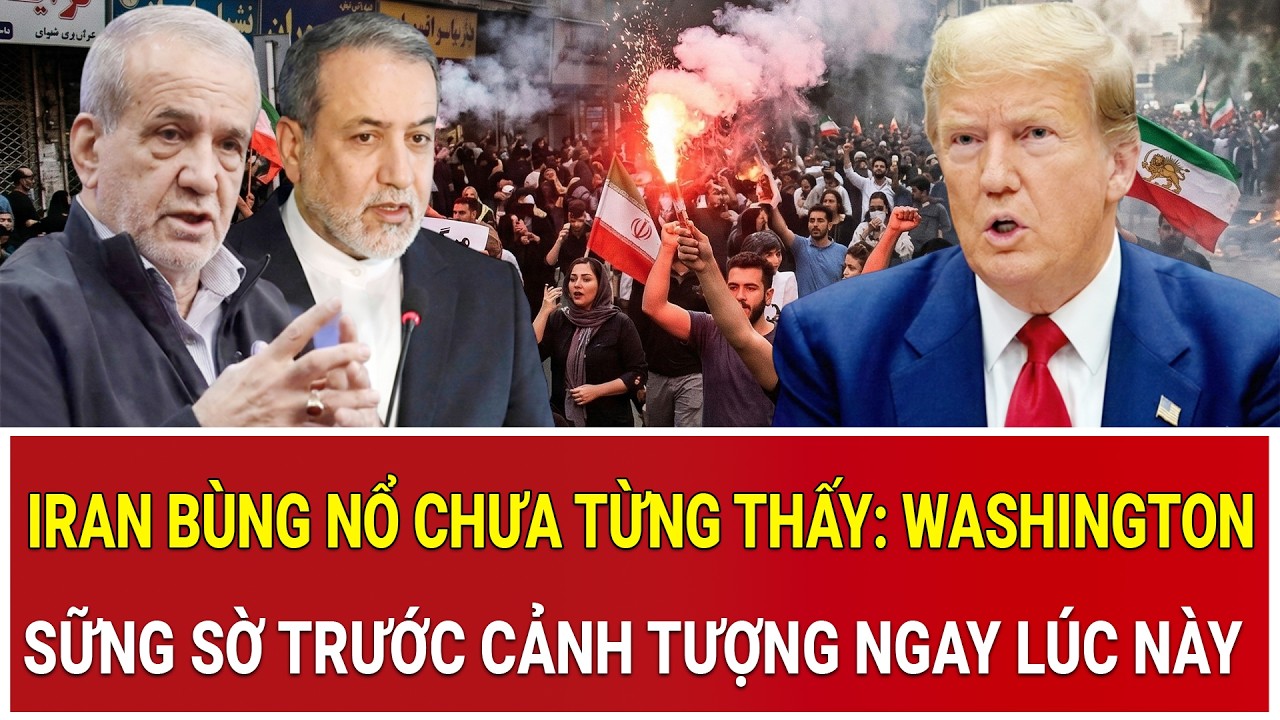 Trực tiếp chiến sự: Iran bùng nổ chưa từng thấy, Washington sững sờ trước cảnh tượng ngay lúc này