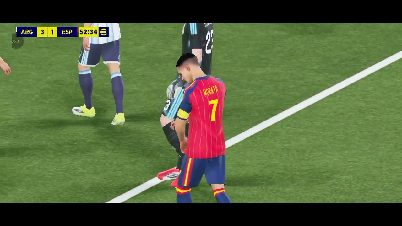 Argentina vs Spain. The winner and champion Argentina and Spain 🖕
