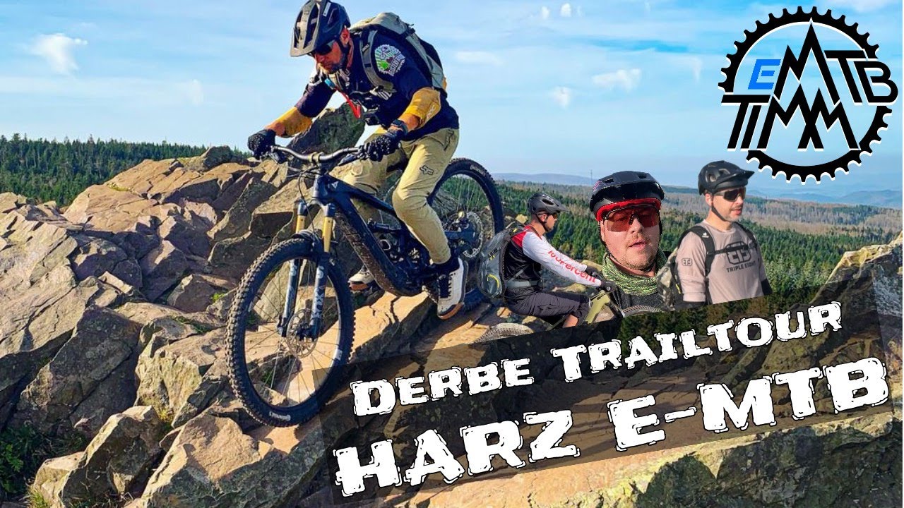 ⚡️E-MTB Action: Funny 🤣 Harztour auf feinsten Trails – Up- & Downhill!