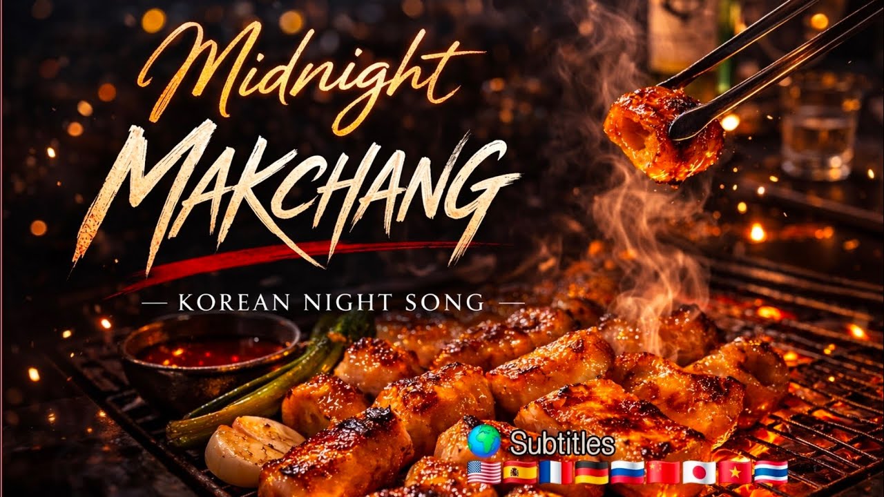 A Night Flowing Over Grilled Makchang (Chill Jazz. Soft After/ Lingering Afterglow)