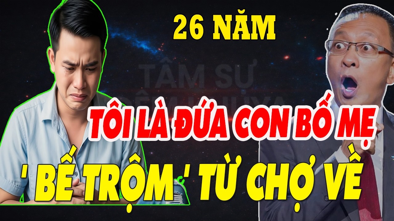 TÂM SỰ ĐÊM KHUYA : [ SỐC NẶNG ]  26 NĂM MỚI BIẾT TÔI LÀ ĐỨA CON BỊ BỐ MẸ ' BẾ TRỘM ' TỪ CHỢ VỀ NUÔI