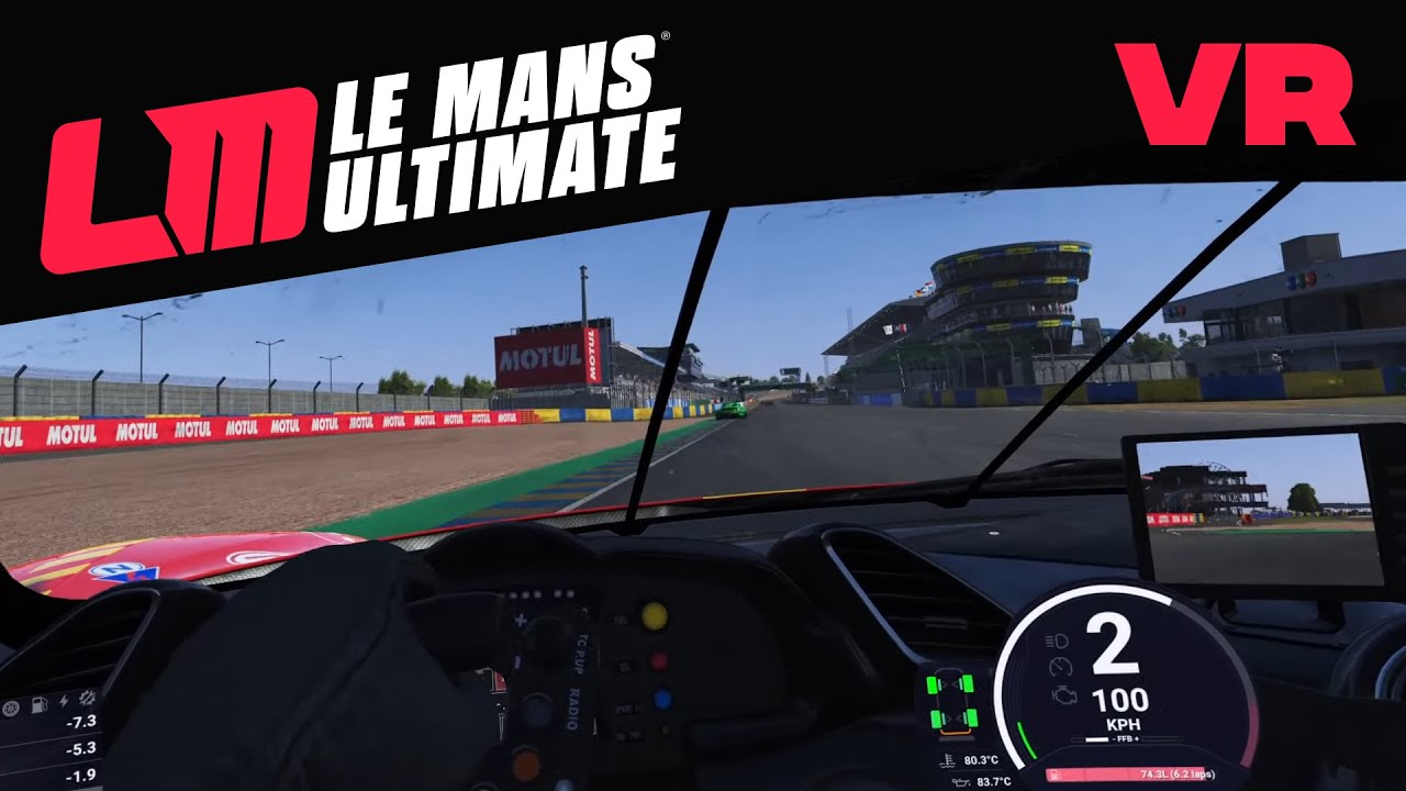 Pit lane start. Ferrari 488 GTE. Multiclass. Le Mans. LMU