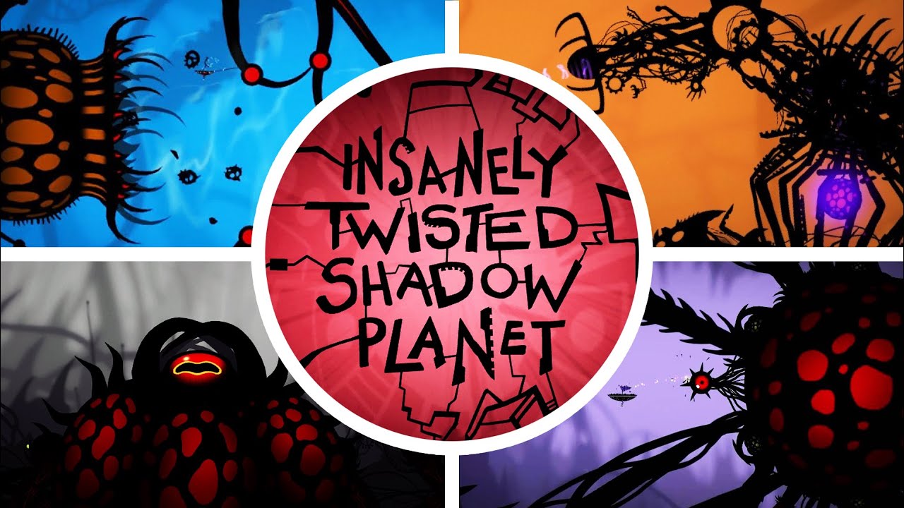 Insanely Twisted Shadow Planet - All Bosses + Ending