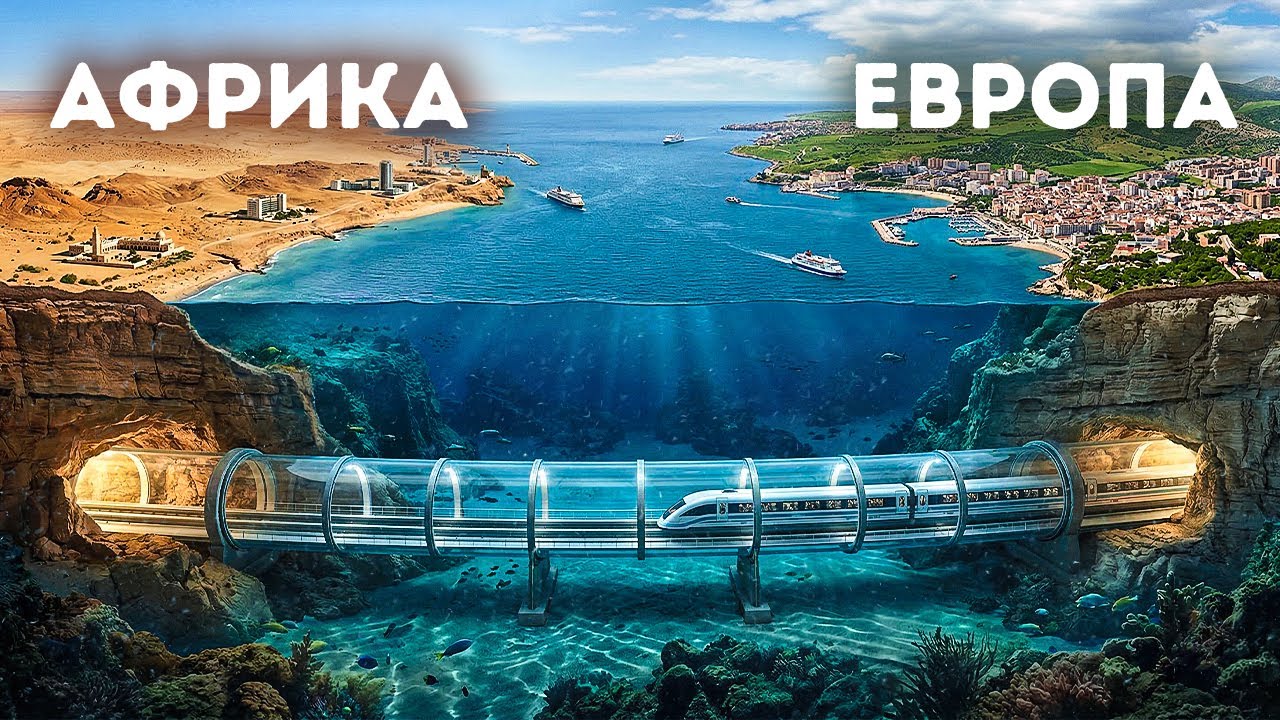 Europe and Africa will soon be connected by a 25-mile tunnel.