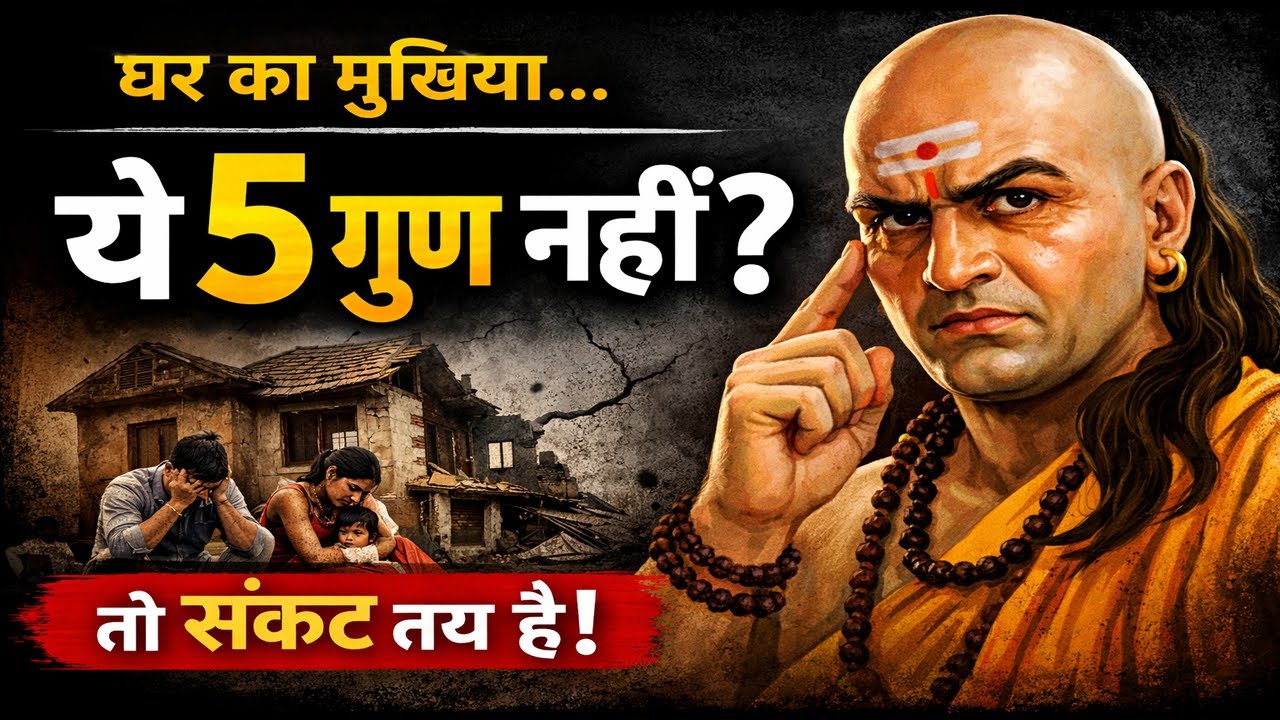 घर का मुखिया कैसा होना चाहिए? | ये 5 गुण नहीं तो घर में हमेशा संकट रहेगा | Chanakya Niti