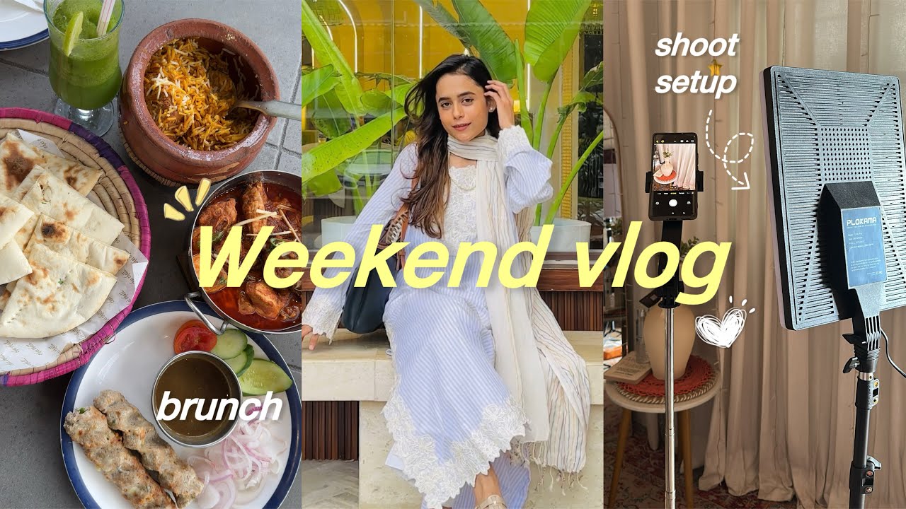 Weekend vlog 🍃 brunch date, new lights, shopping and more!! 