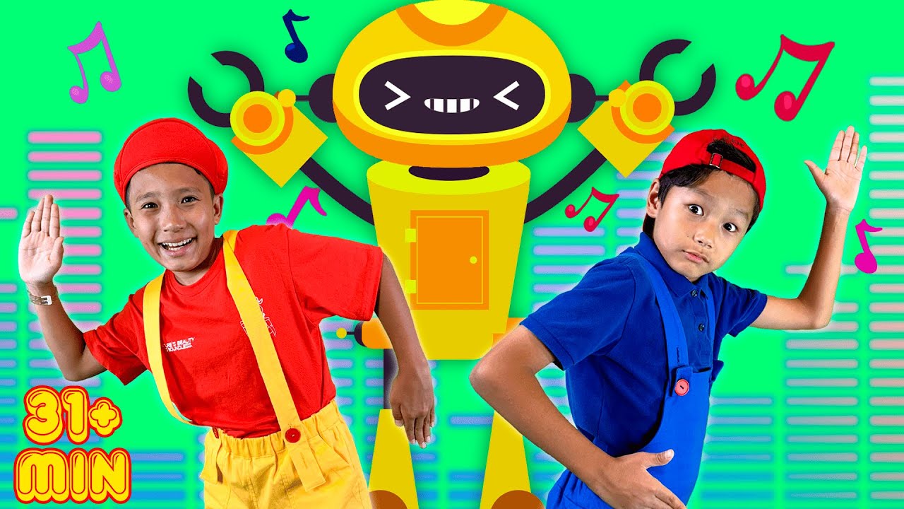 Robot Dance + More Nursery Rhymes and Kids Songs