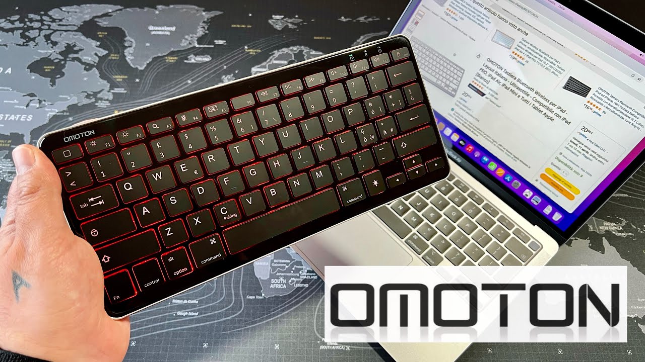 Omoton KB190 - Wireless Keyboard Apple Mac iPad iPhone