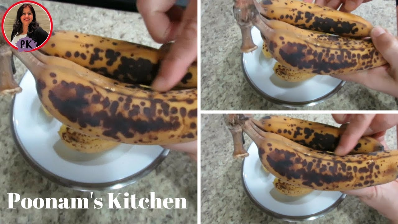 आज के बाद आप ज़्यादा पके केले कभी नहीं फेकेंगे/Best recipes for overripe bananas|Poonam's Kitchen