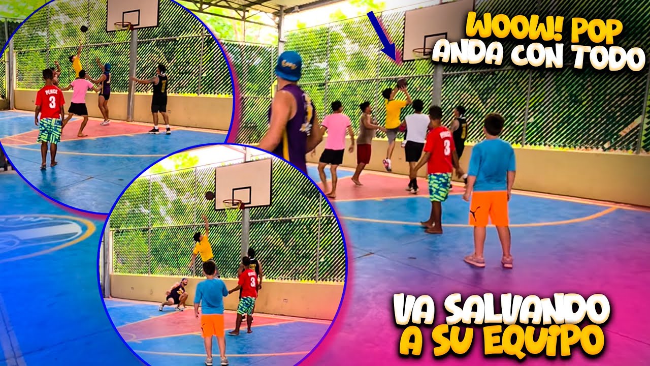 DESPERTÓ EL POP! No se dejó del rival y anotó 4 canastas. Tenemos al capitan Henry LESIONADO.