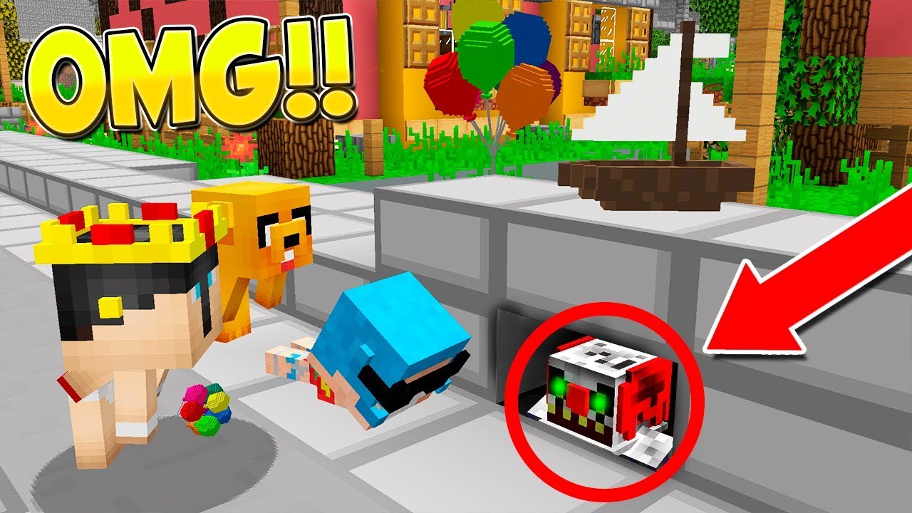 HAY UN PAYASO ESCONDIDO EN LA ALCANTARILLA!! 😱 MINECRAFT TROLL
