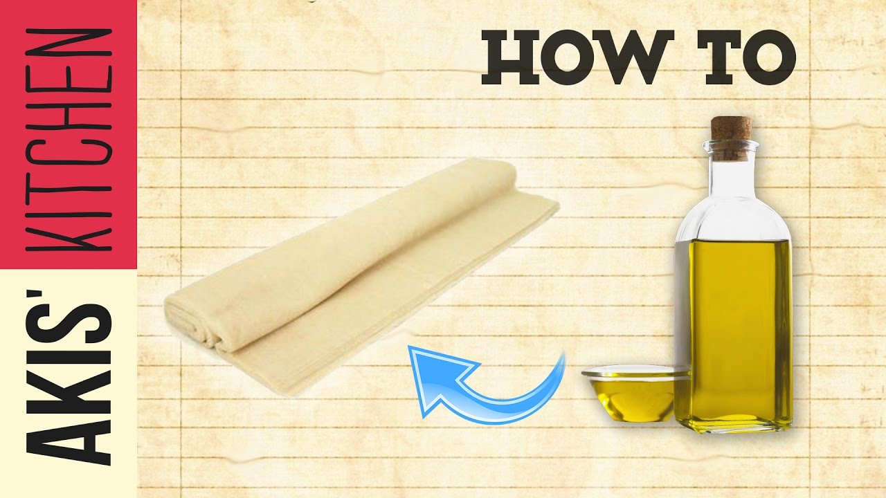 How to oil Phyllo Dough | Akis Petretzikis