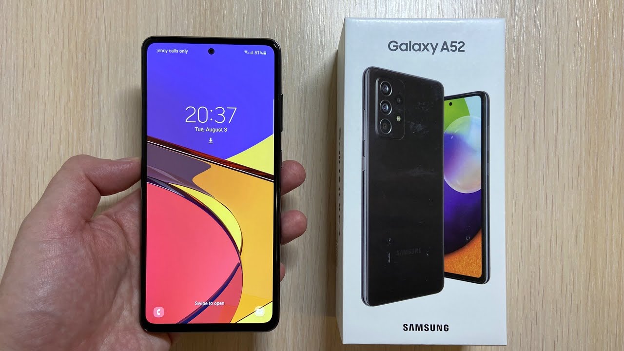 Samsung Galaxy A52 Unboxing