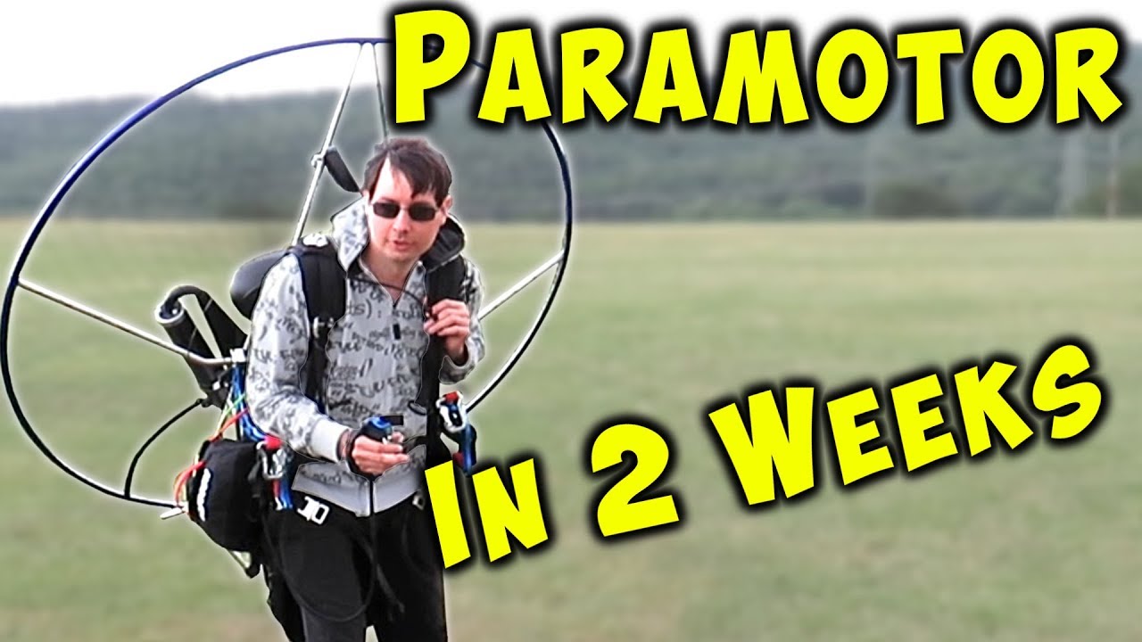 PARAMOTOR In 2 WEEKS! My Compact Course In Germany - Motorschirm Schule