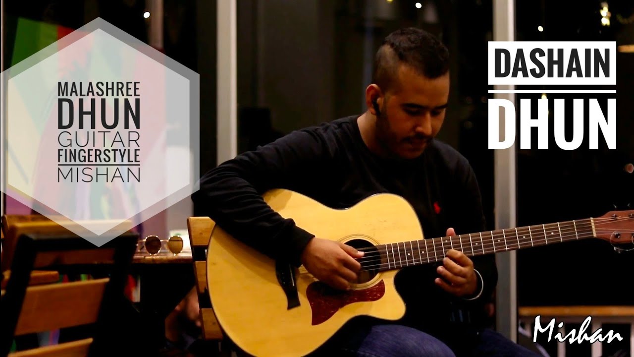 Malashree Dhun Guitar Fingerstyle Arrangement by  Mishan । Dminor। Dashain Dhun