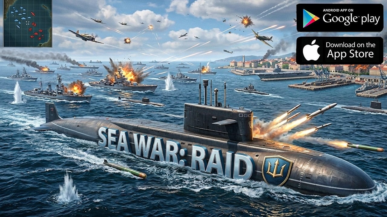 Sea War: Raid  - СТАНЬ КАПИТАНОМ ПОДЛОДКИ  | КРАТКИЙ ОБЗОР 2026