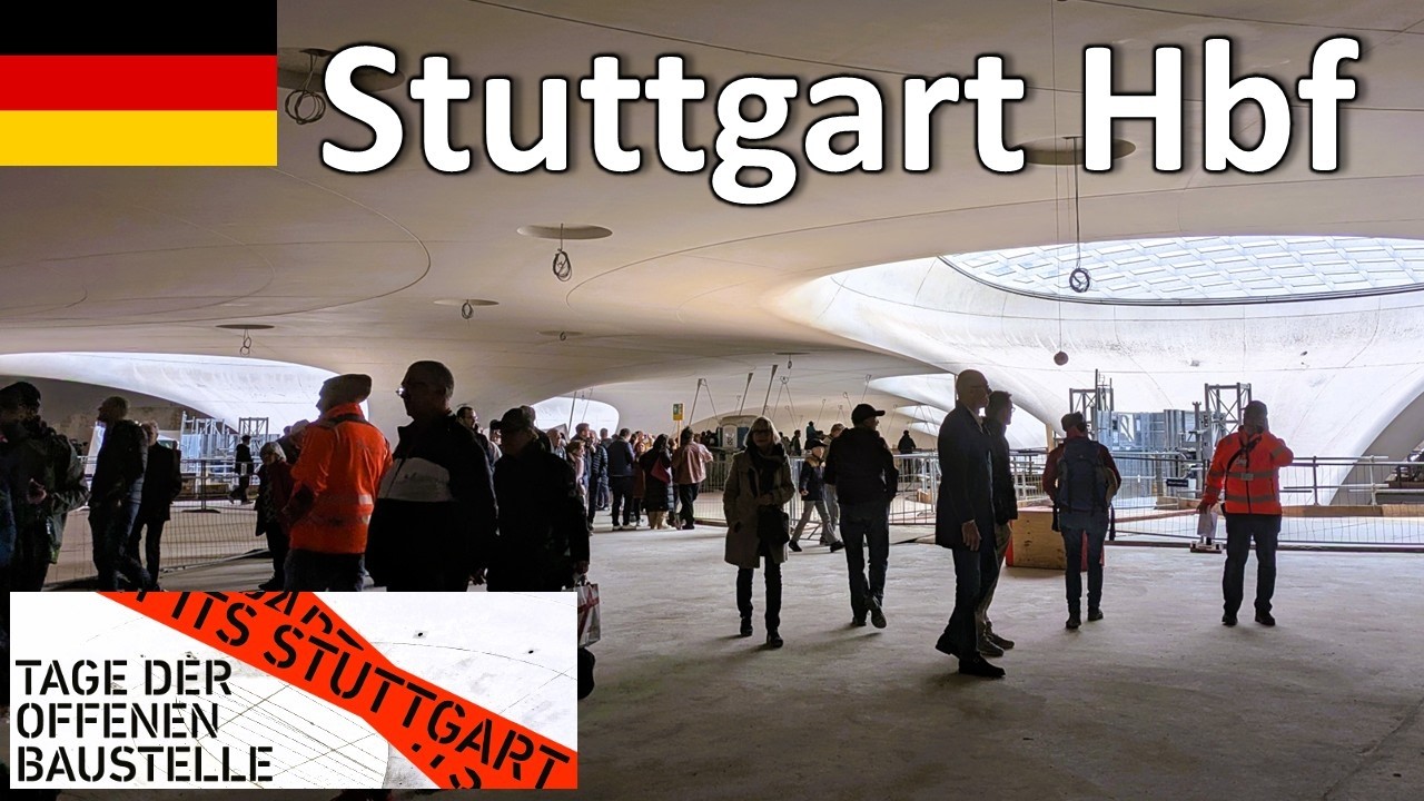 【Stuttgart Hbf】🇩🇪Construction site open day 2026 / Stuttgart 21 / Walking Tour