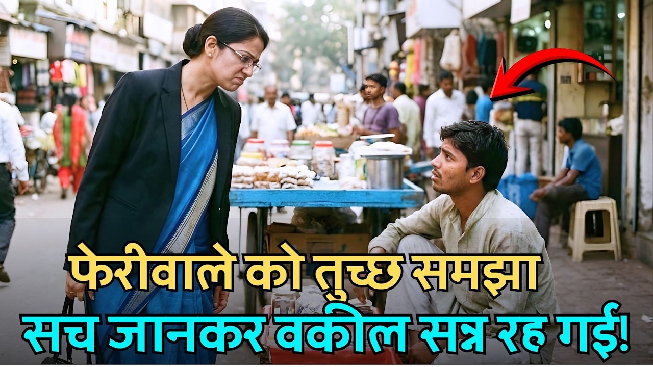 फेरीवाले समझकर वकील लड़की ने किया अपमान—सच जानकर रह गई स्तब्ध, वह अमीर घर का वारिस!