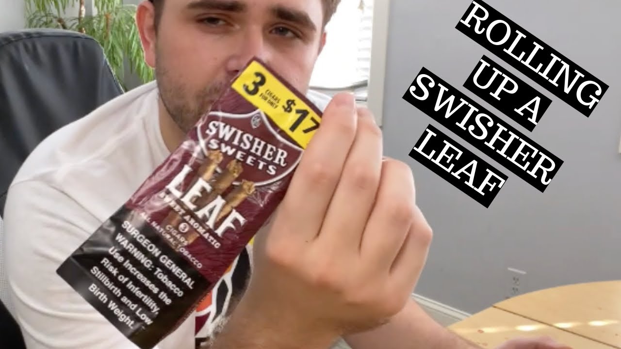 Rolling Up a Swisher LEAF