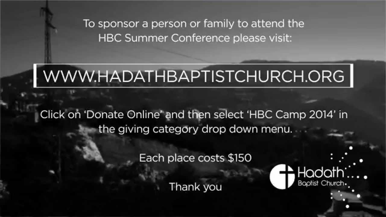 HBC Summer Conference Promo (English)