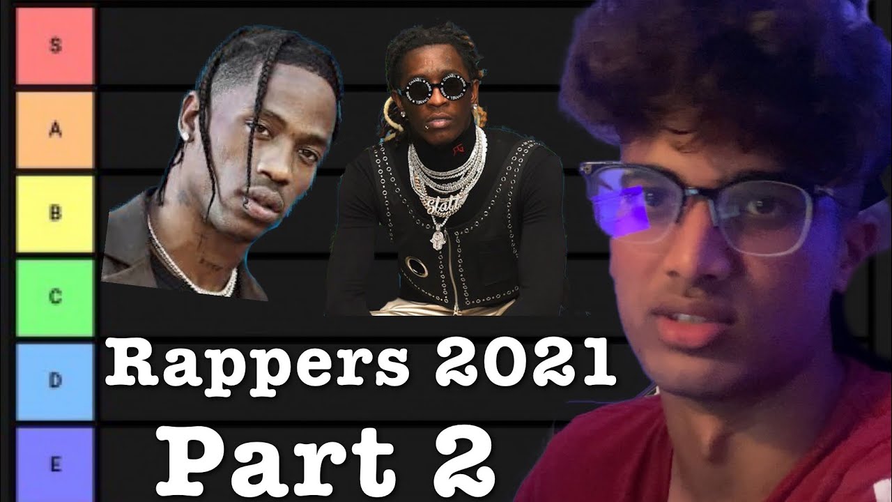 Ranking Rappers Tier list 2021 Part 2!